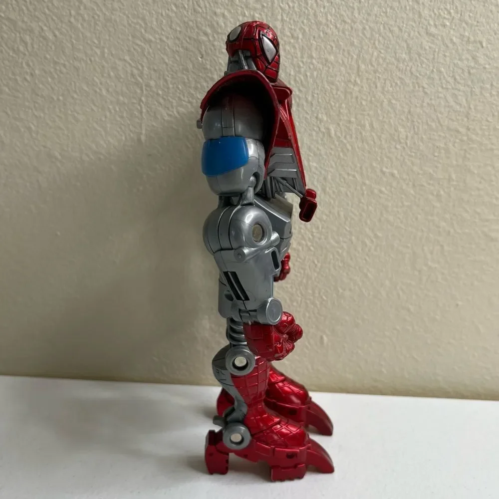 Toy Biz Marvel MegaMorphs 2005 Spider Man Transforming Figure Incomplete READ